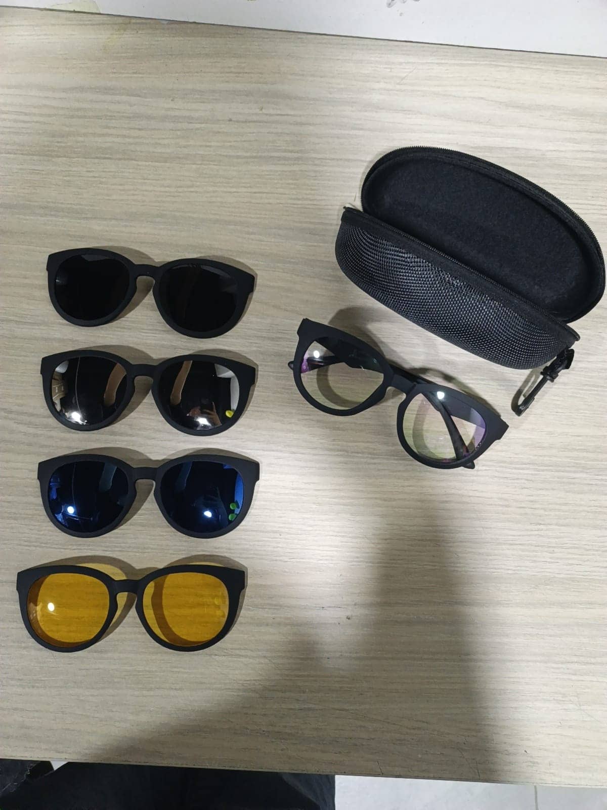 Gafas Magic Vision 5 en 1 con Lentes Magnéticos Intercambiables — foto real 2